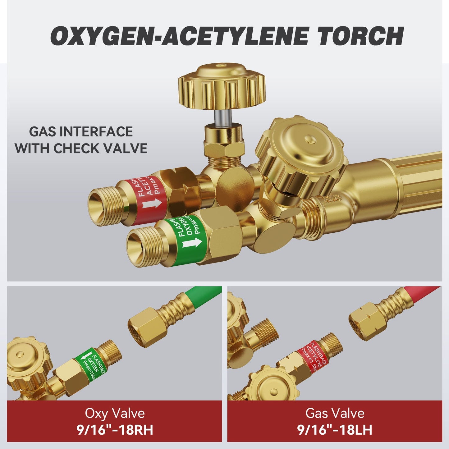 Arccaptain Oxy Acetylene Cutting Torch AR-CT120